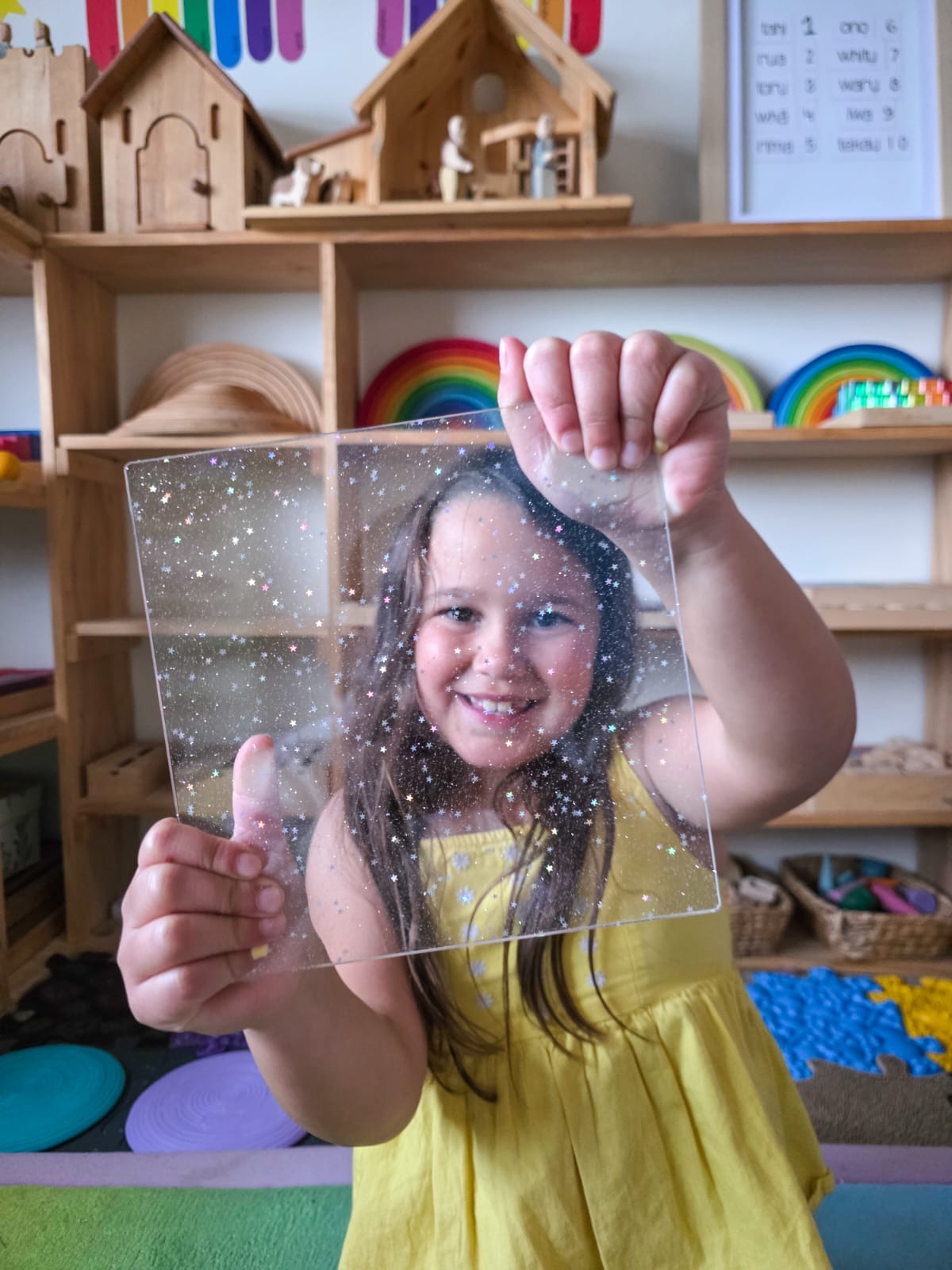 Glitter Acrylic Building Platforms