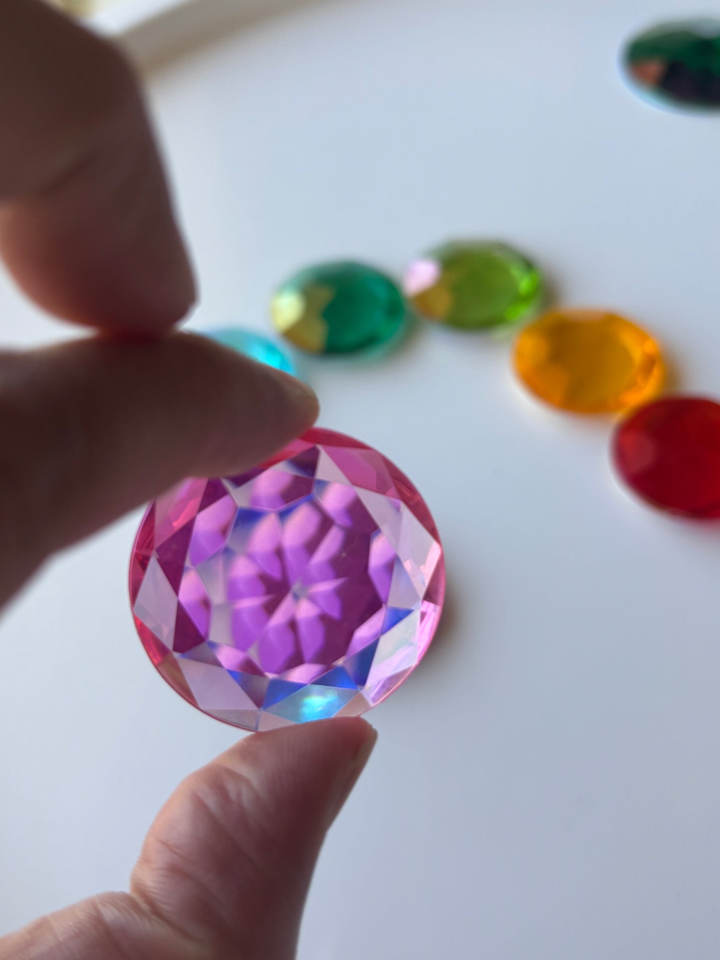 Pointed Back Gems (8 colours - see through clear version)