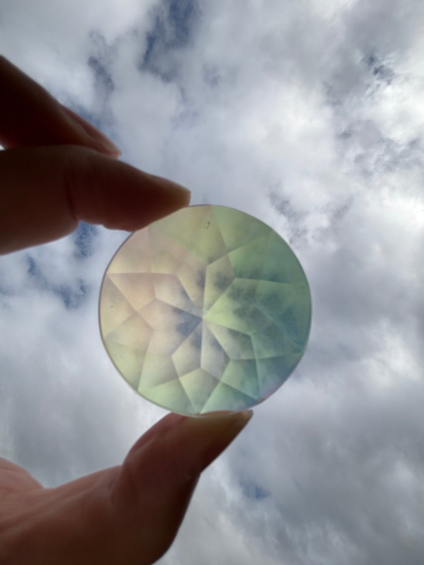 Clear Window Version - Jumbo Aurora Borealis Gems
