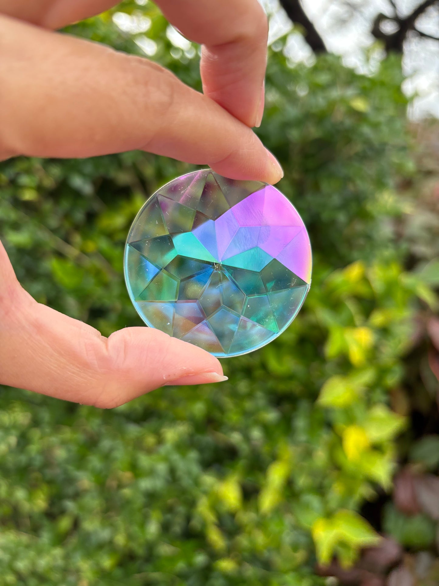 Clear Window Version - Jumbo Aurora Borealis Gems