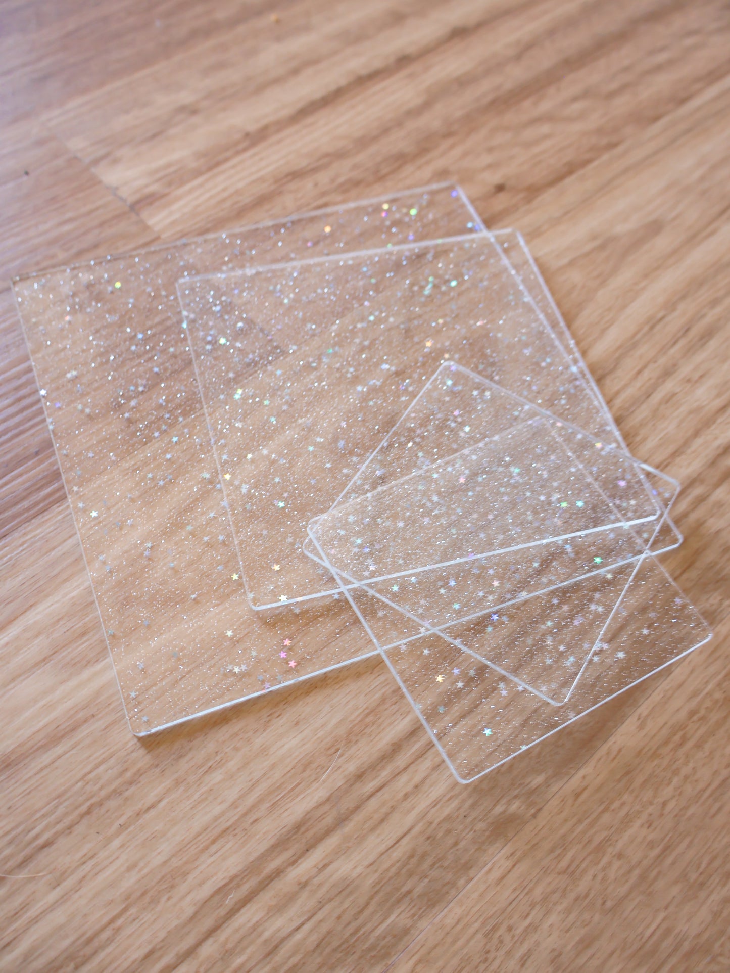 Glitter Acrylic Building Platforms