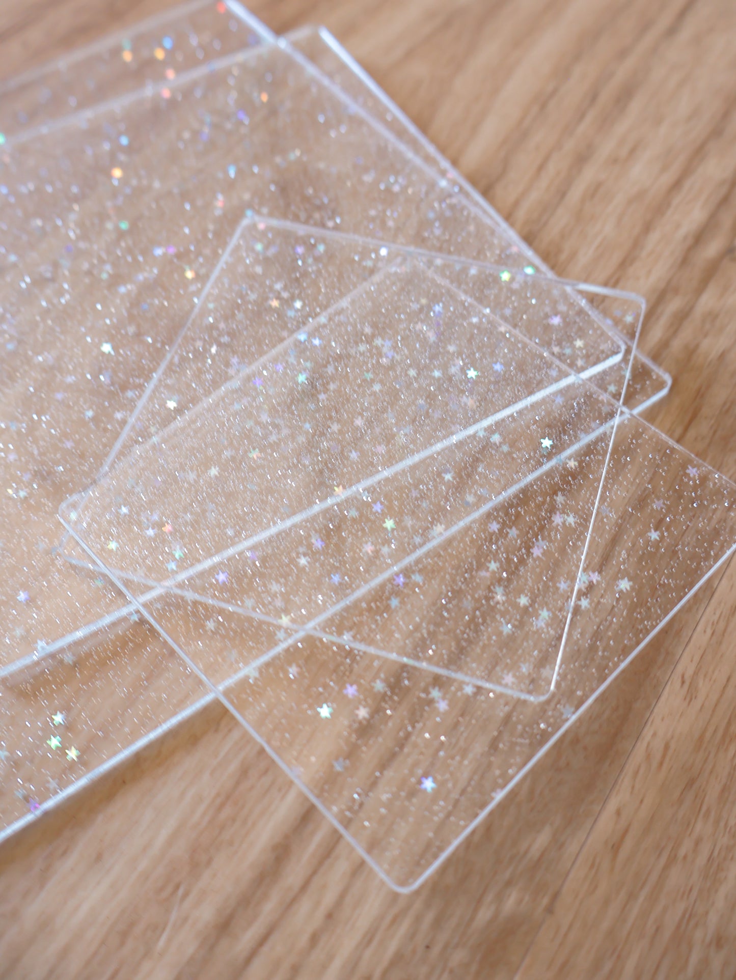 Glitter Acrylic Building Platforms