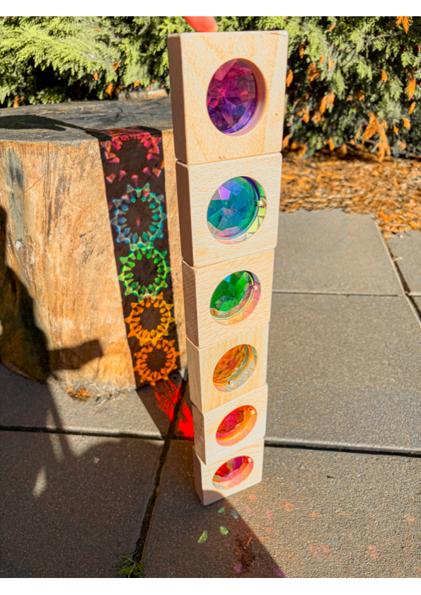 Jumbo Gem Blocks (Rainbow 6 pieces)