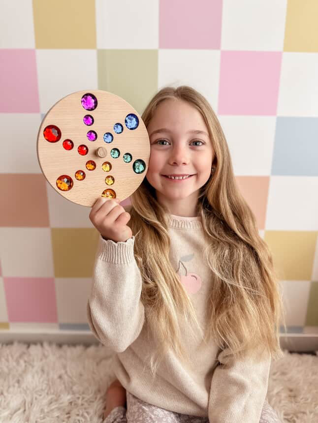 Jumbo Spinning Top Round