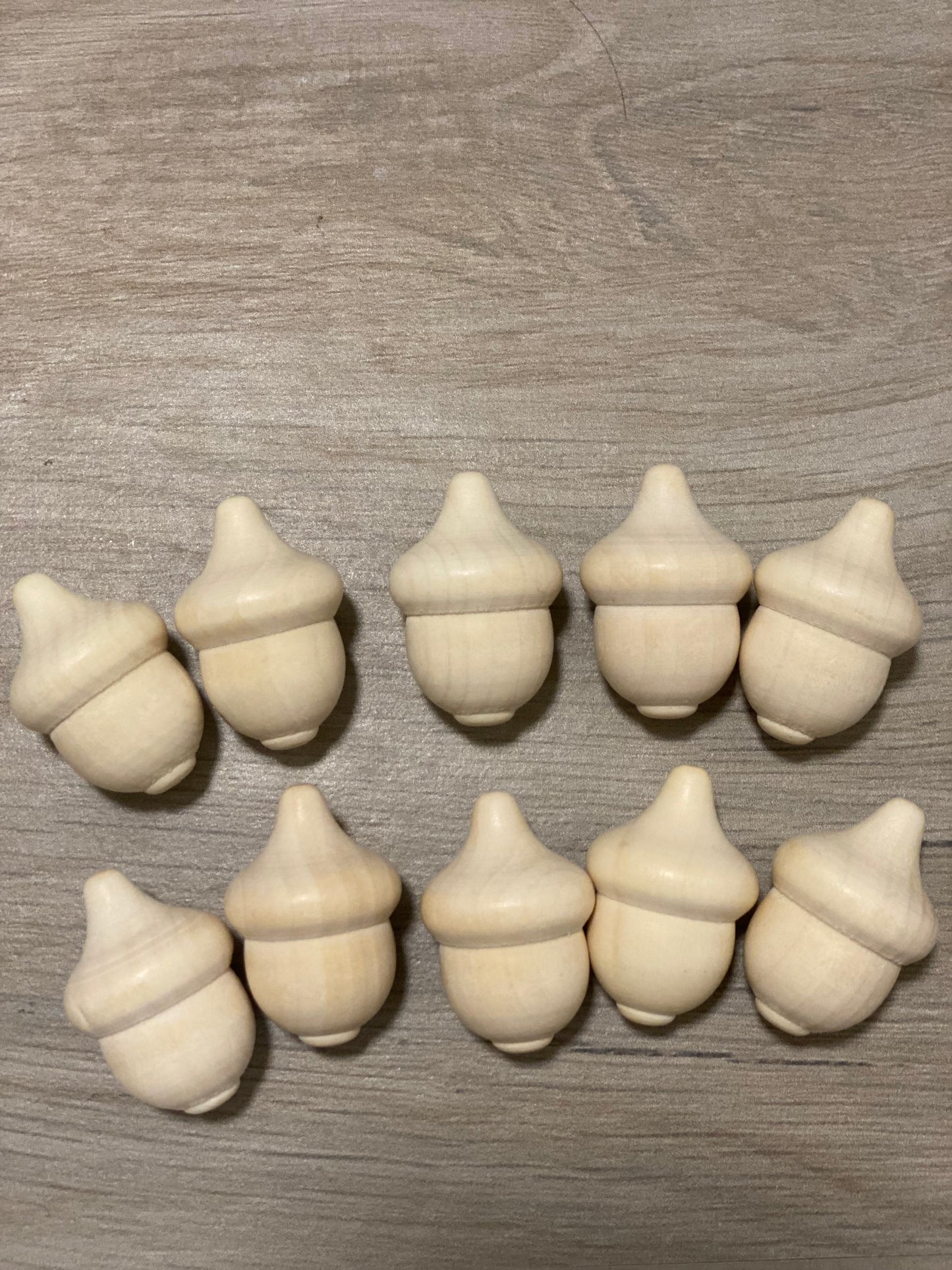 Solid beechwood counting nesting trays set