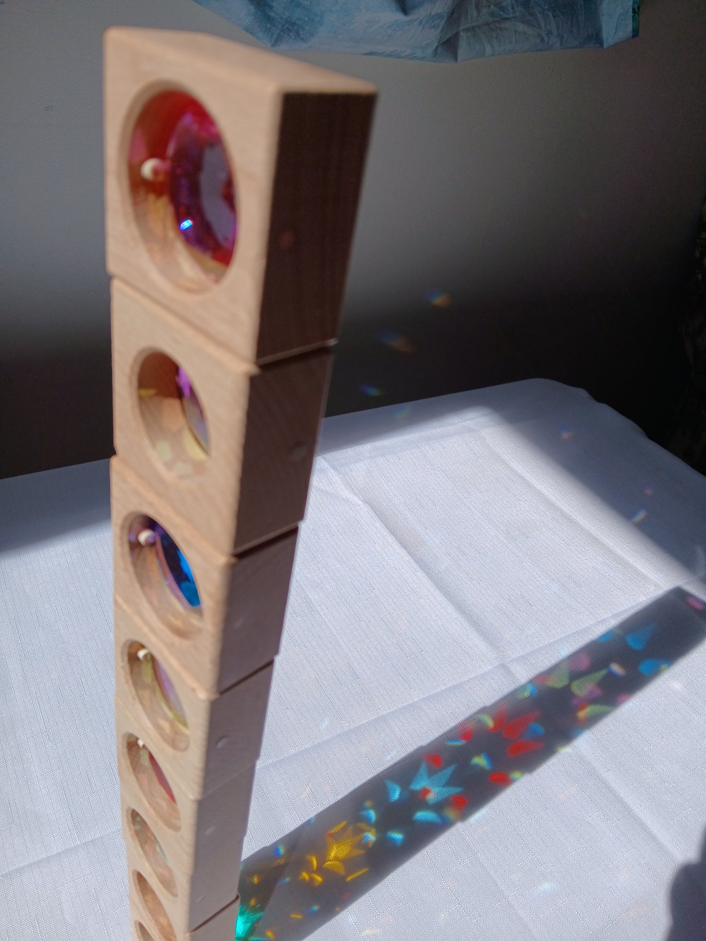 Rainbow Gem Blocks 8 pieces (loose pack)