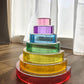 Bundle : Lucite Rainbow Stacking 7 pcs + Glitter Acrylic 6-piece arch set