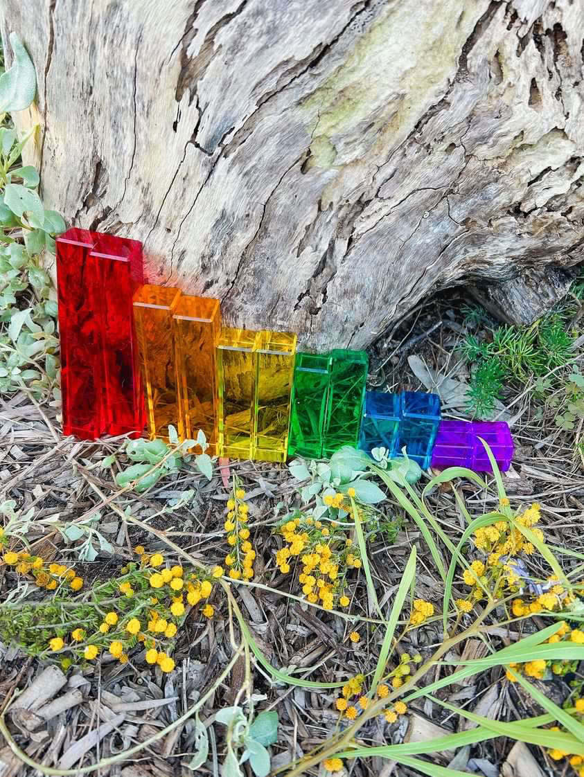 Exclusive Lucite Rainbow Stairs