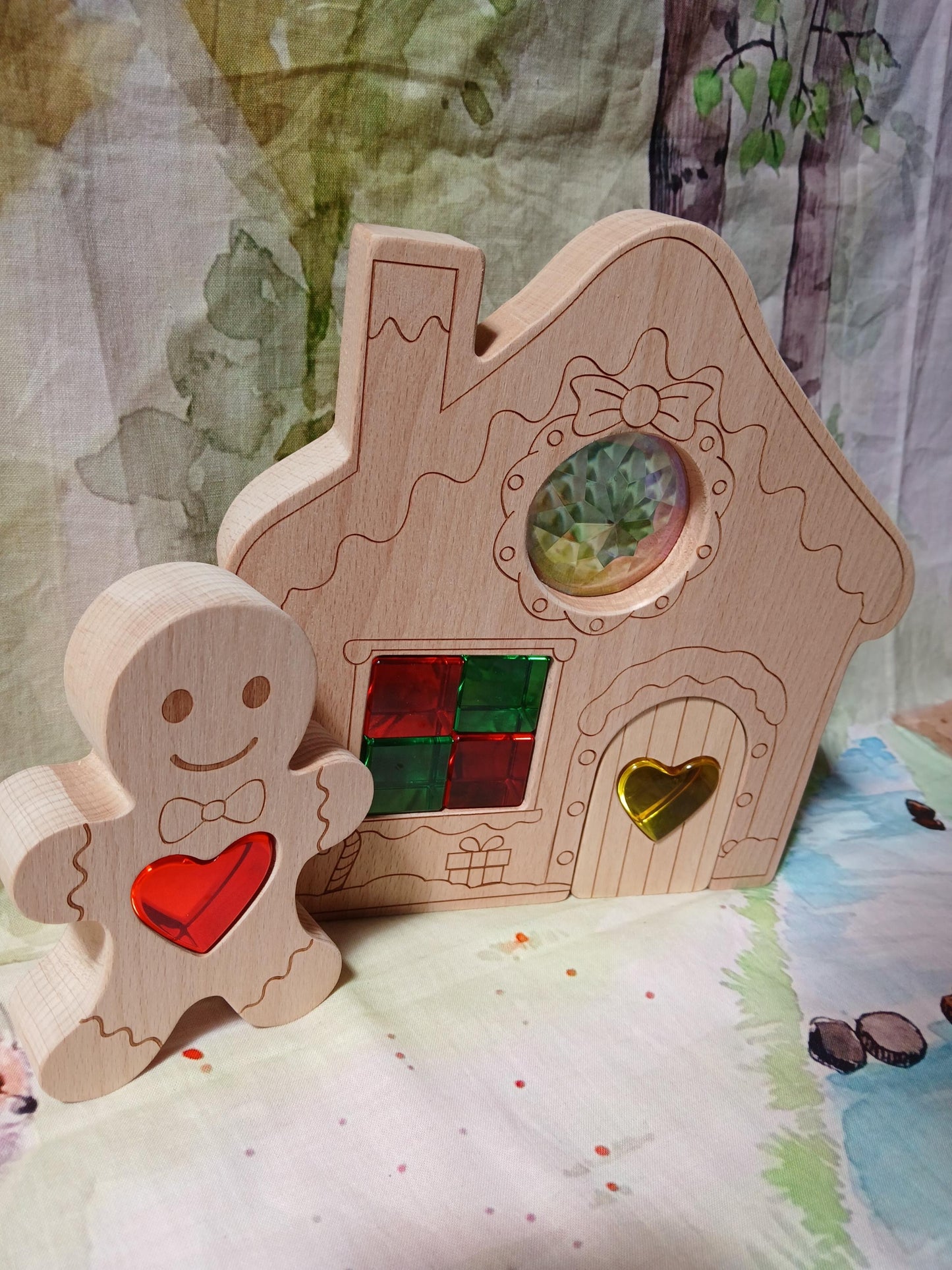 Gingerbread House Christmas Set A or B