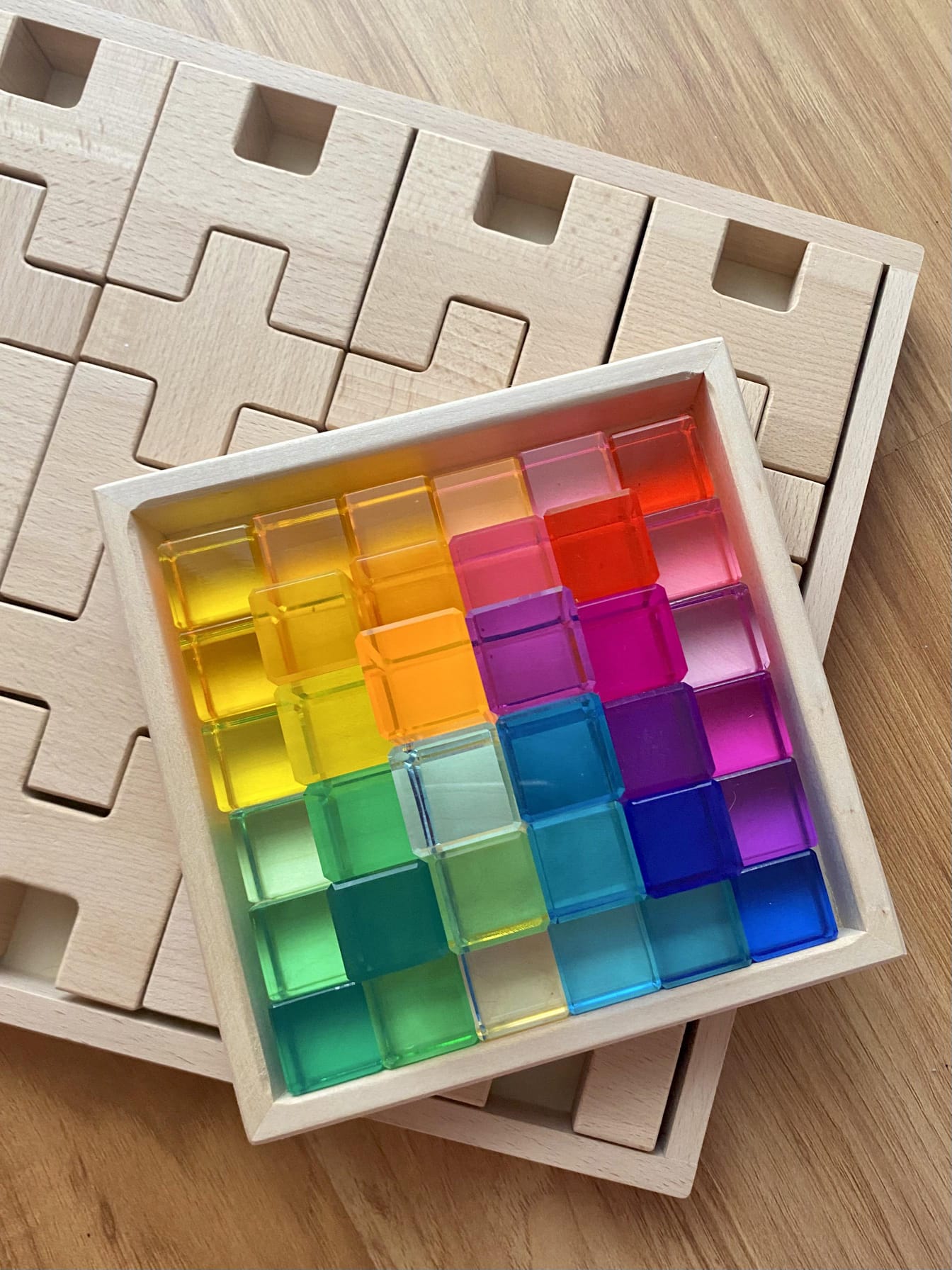 Lucite Rainbow Pyramid and H+H blocks Bundle