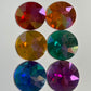 Foil-Backed Version - Jumbo rainbow colours acrylic gems (Aurora Borealis)