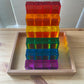 Exclusive Lucite Rainbow Stairs