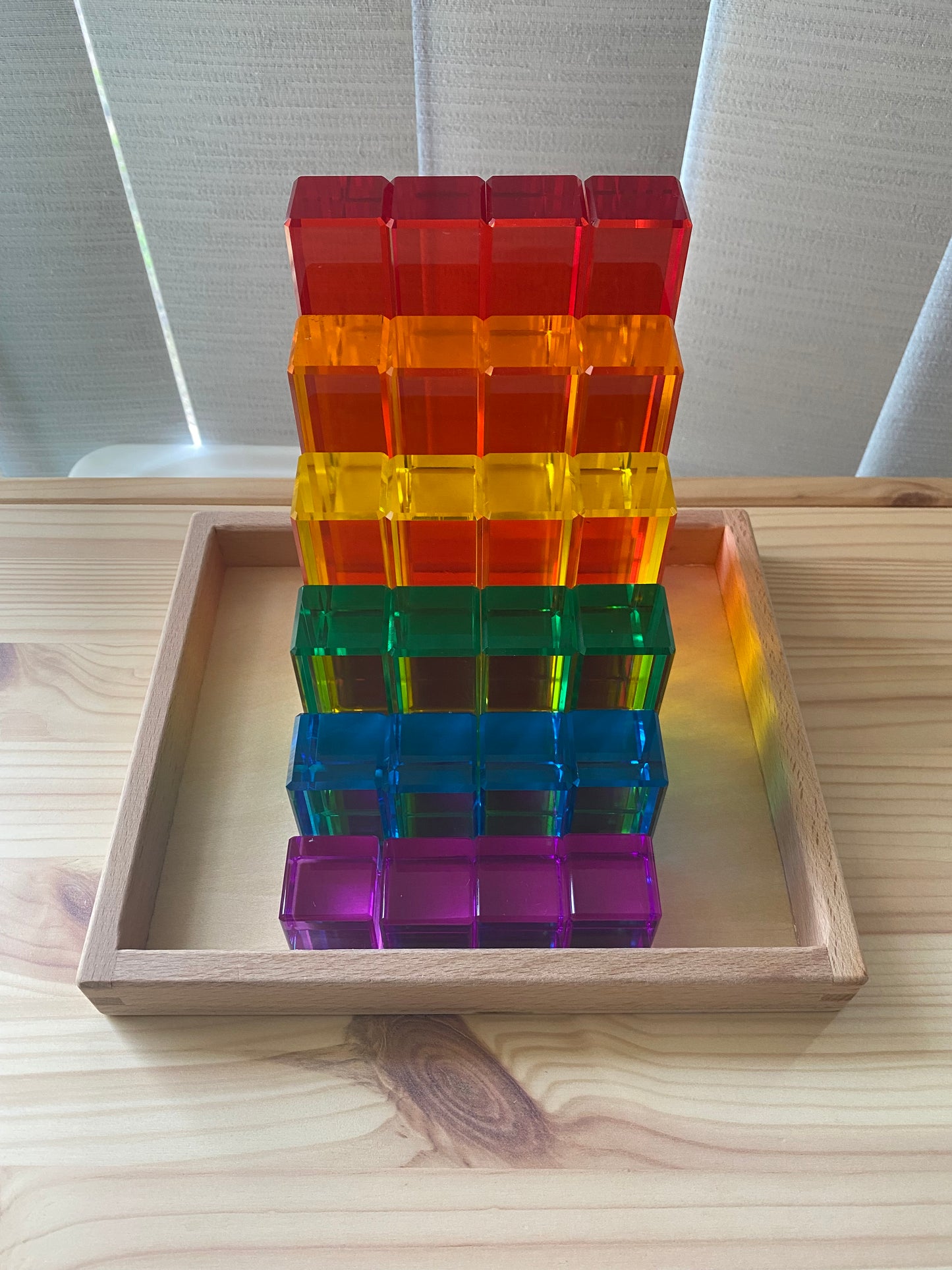 Exclusive Lucite Rainbow Stairs