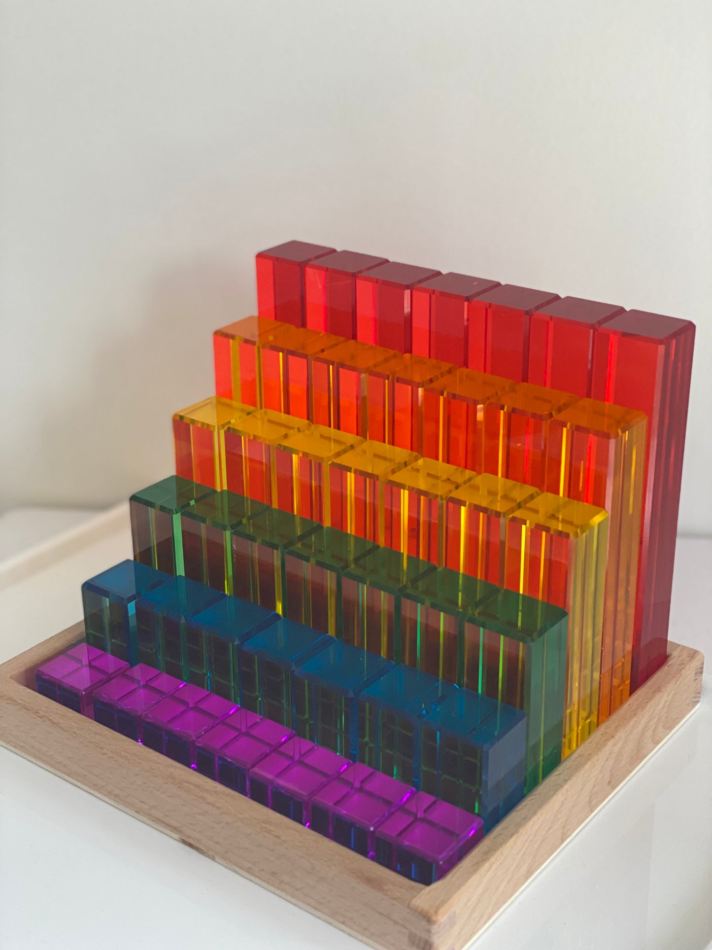 Exclusive Lucite Rainbow Stairs