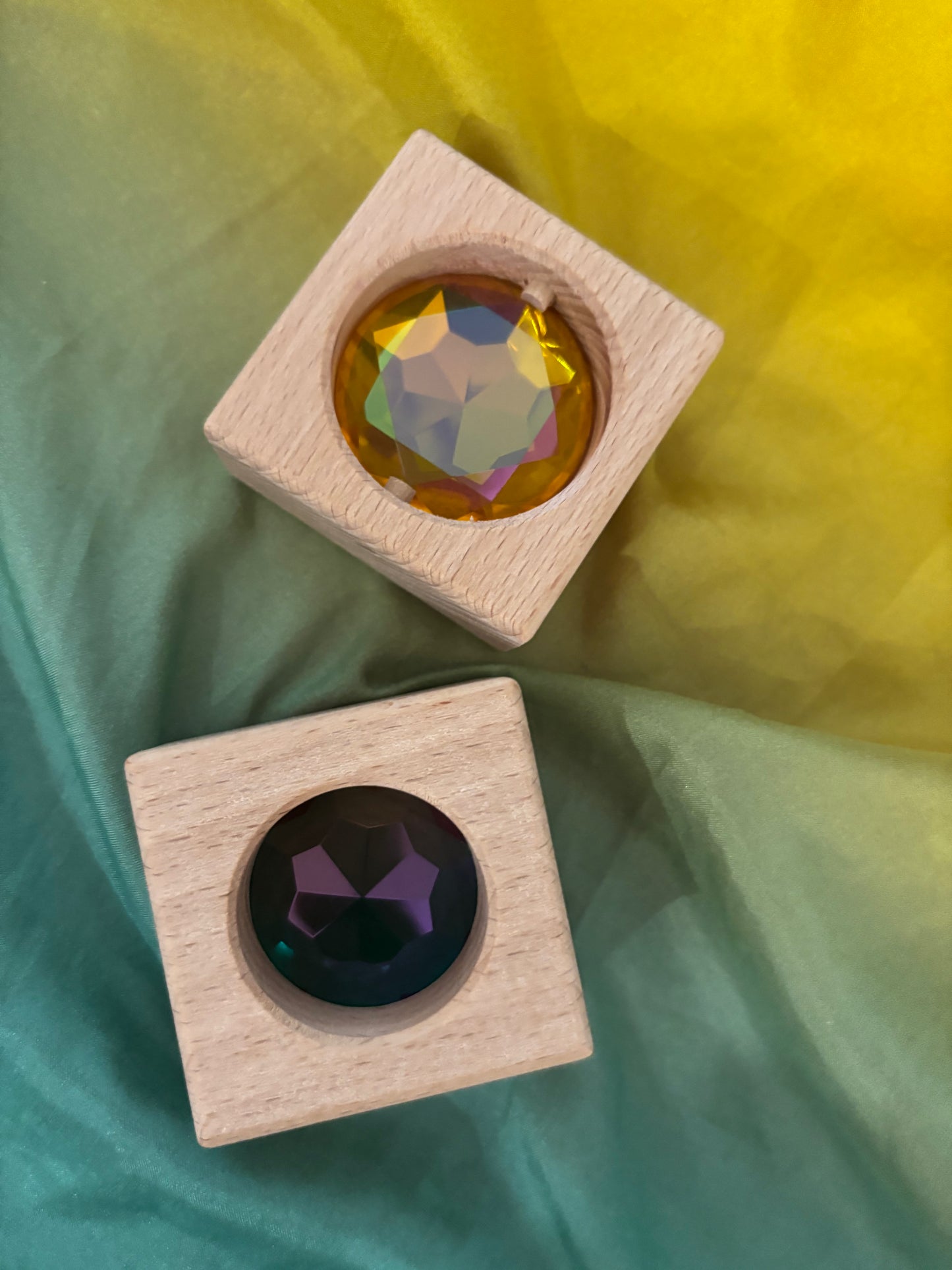 Gem Blocks and Lucite 35 pcs Set