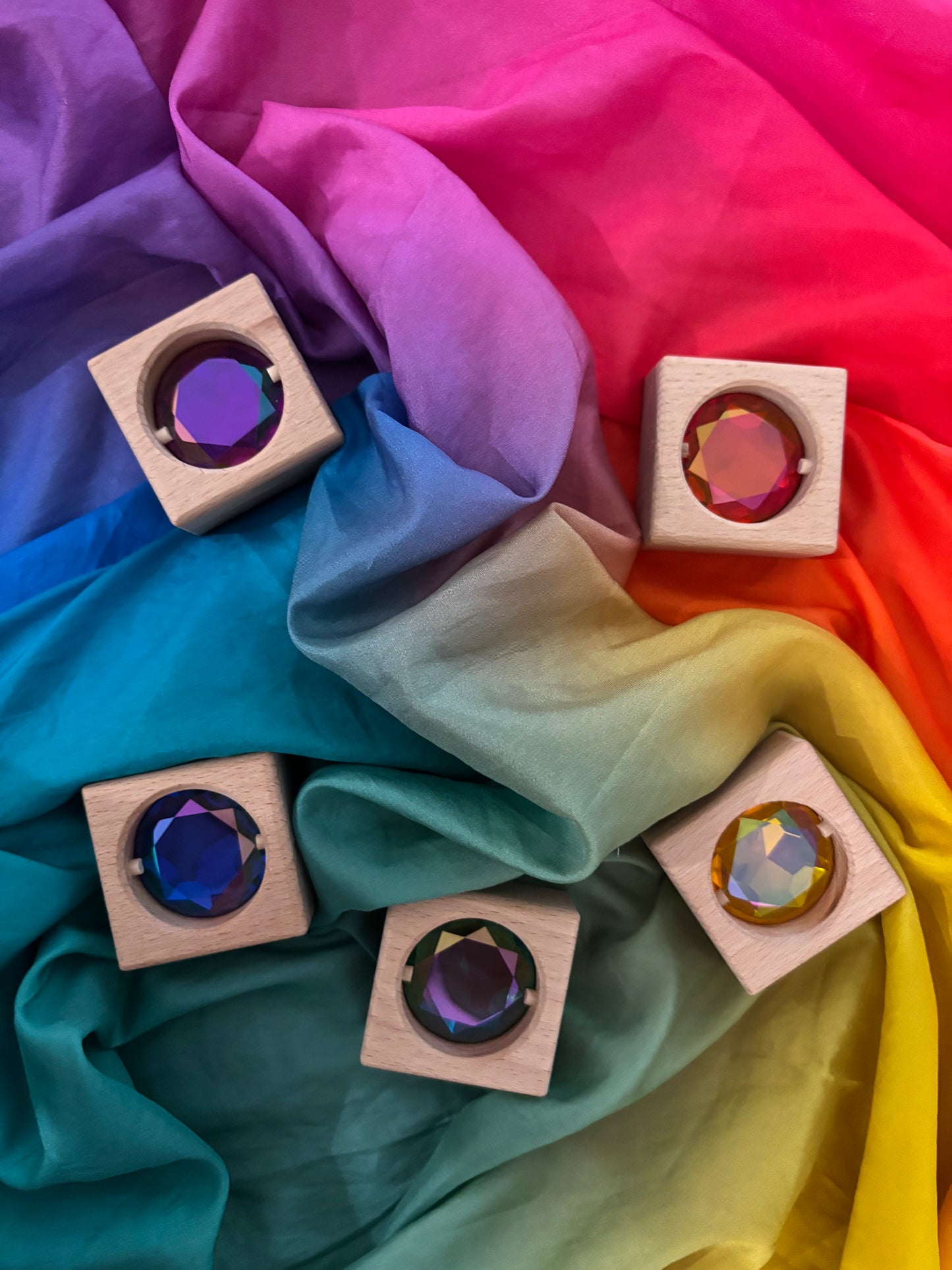 Gem Blocks and Lucite 35 pcs Set