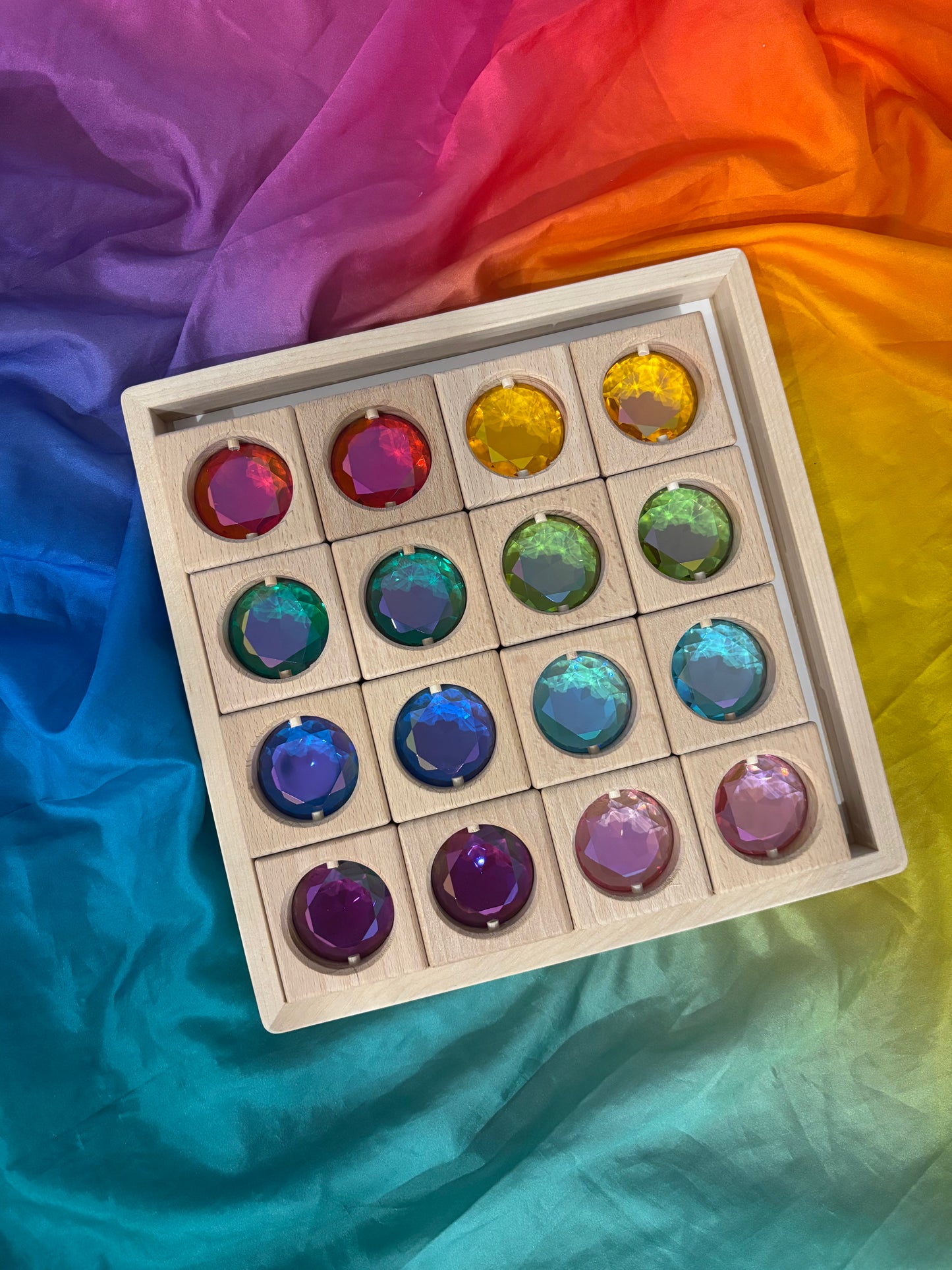 Rainbow Gem Blocks set