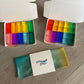 Mixed lucite blocks 30 pcs + Play Silkies Mini Rainbow Set