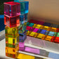 Lucite cube blocks 20 pcs + Play Silkies Mini Rainbow Set