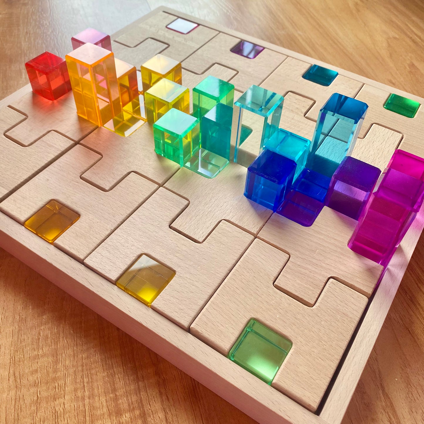 Lucite Rainbow Pyramid and H+H blocks Bundle