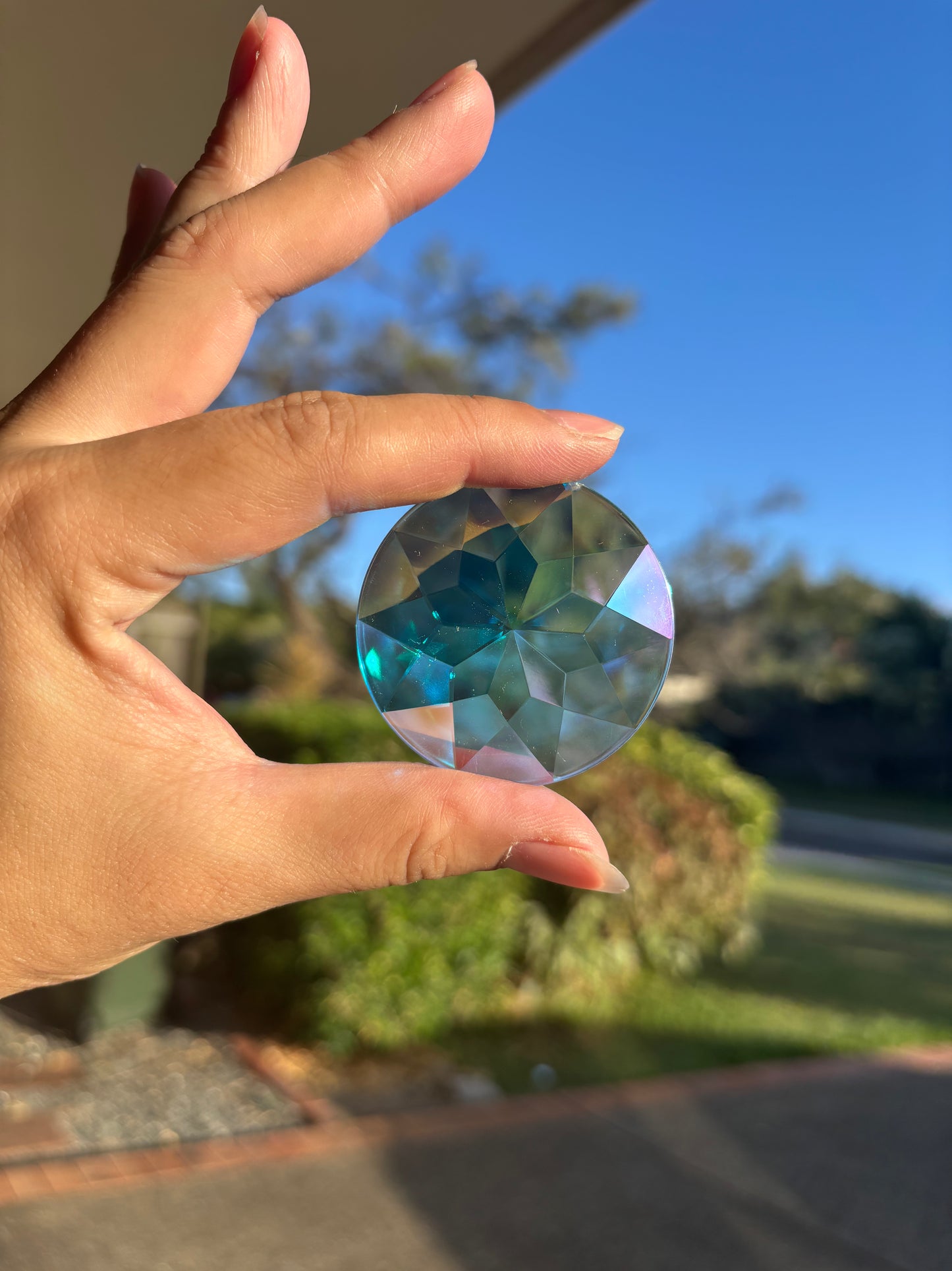 Clear Window Version - Jumbo 5cm Pastel colours acrylic gems (Aurora Borealis) 2026 edition