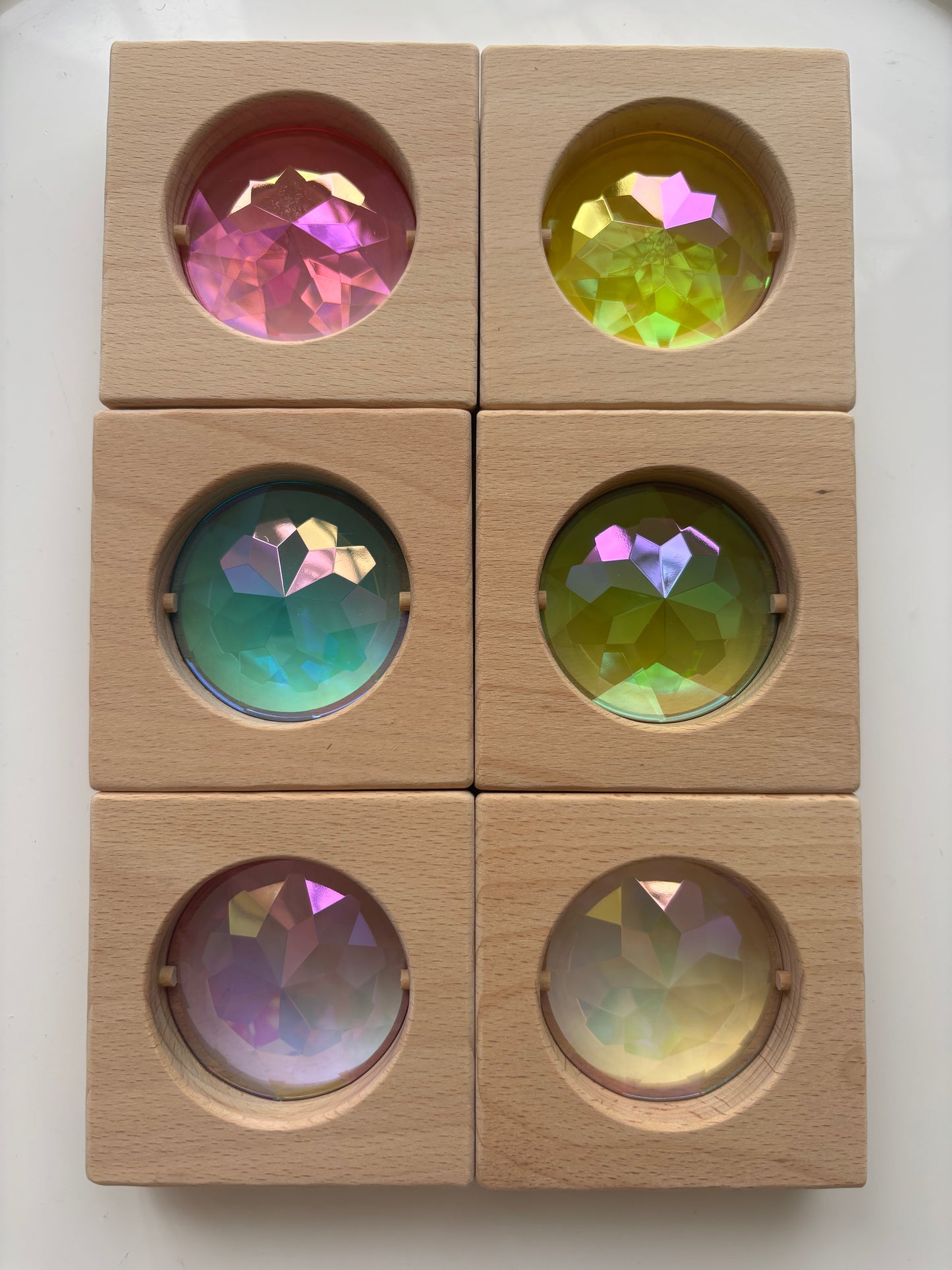 Jumbo Gem Blocks (Pastel 6 pieces)