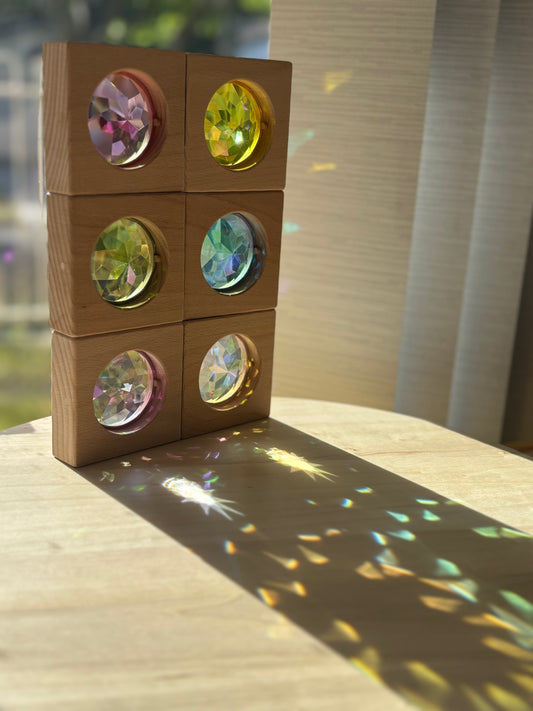 Jumbo Gem Blocks (Pastel 6 pieces)