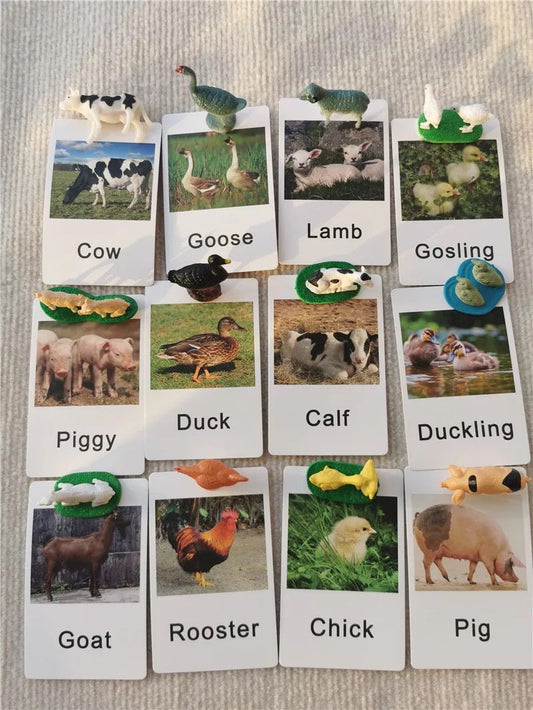 Animals matching game - Farm Animals