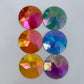 Clear Window Version - Jumbo rainbow colours acrylic gems (Aurora Borealis)