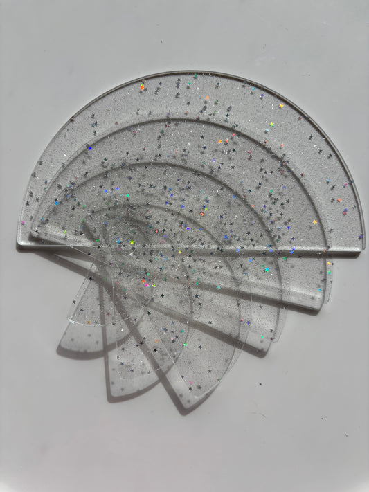 Pre-Order Only: Glitter Acrylic 6-piece arch set (ETA 26 May)