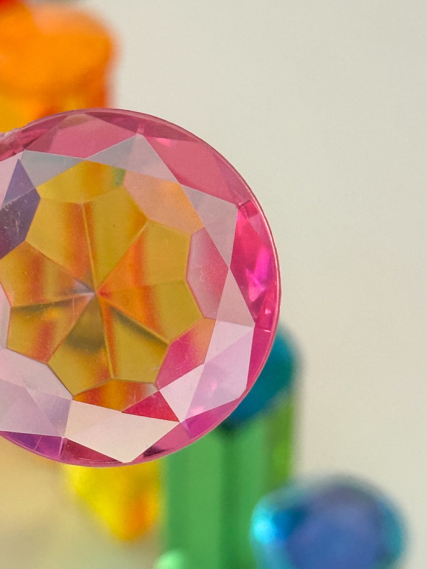 Pointed Back Gems (8 colours - see through clear version)