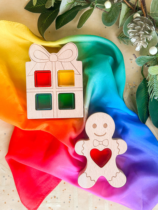Gingerbread man & Christmas Mini Bundle - with Exclusive Play Silkies Mini Rainbow Silk