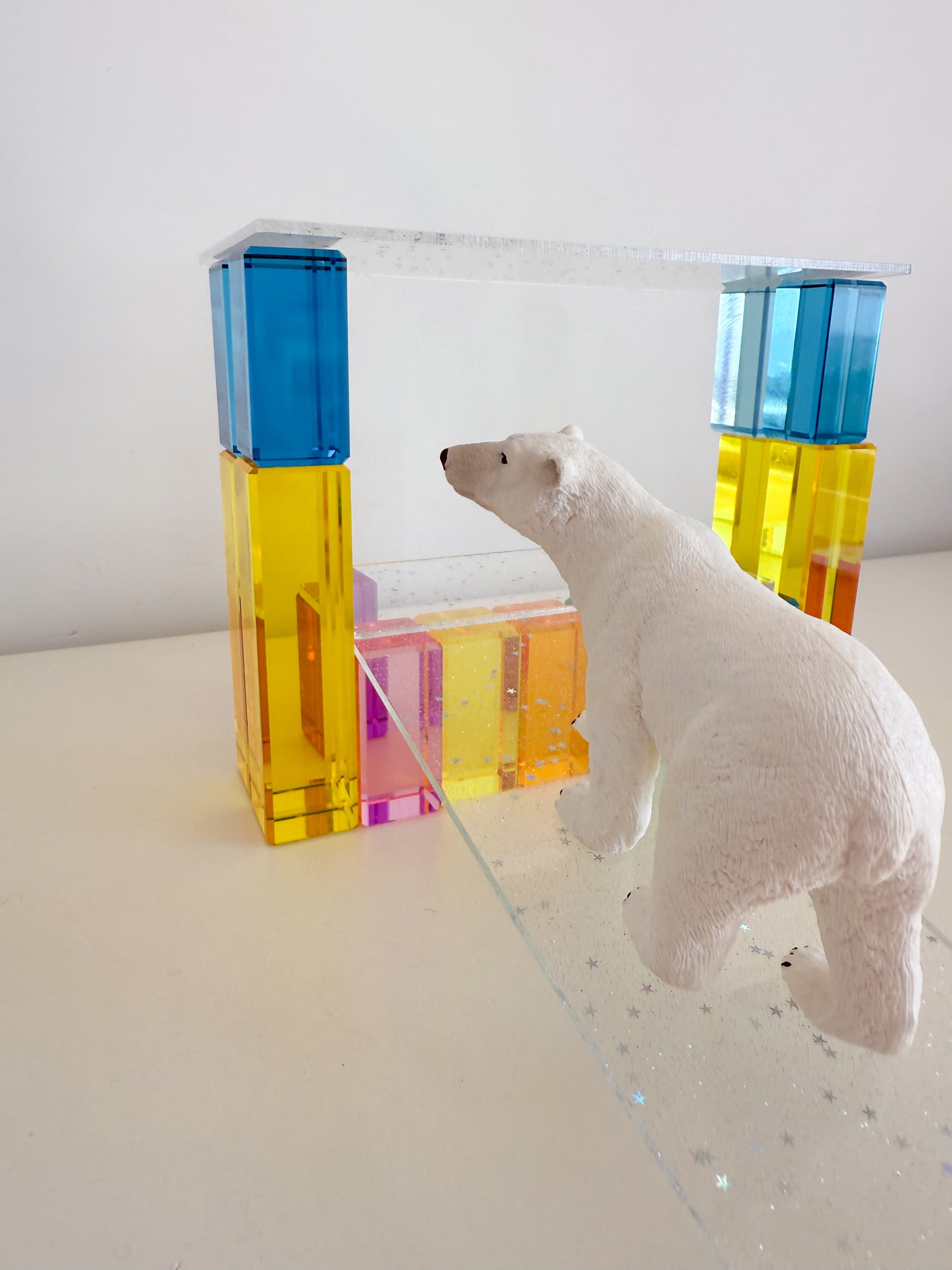 Glitter Acrylic Building Platforms (Rectangle)