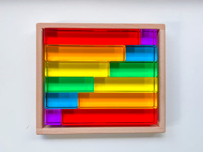 Exclusive Lucite Rainbow Stairs