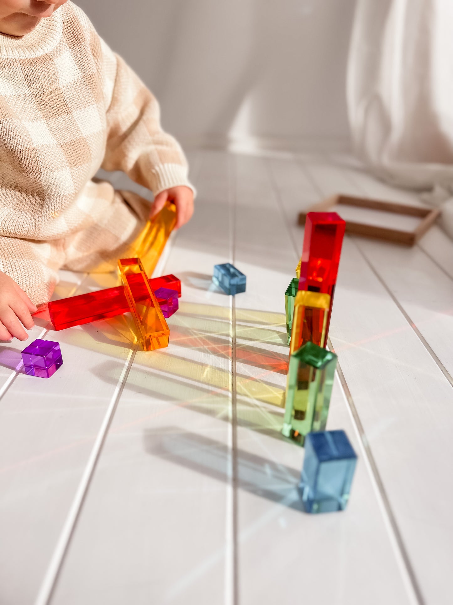 Exclusive Lucite Rainbow Stairs