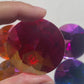 Foil-Backed Version - Jumbo rainbow colours acrylic gems (Aurora Borealis)
