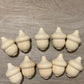 Solid beechwood counting nesting trays set