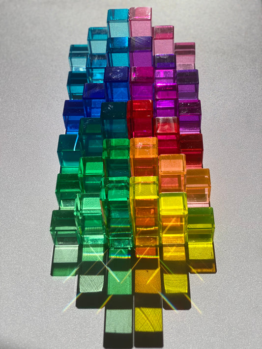 Exclusive Lucite Rainbow Mountain