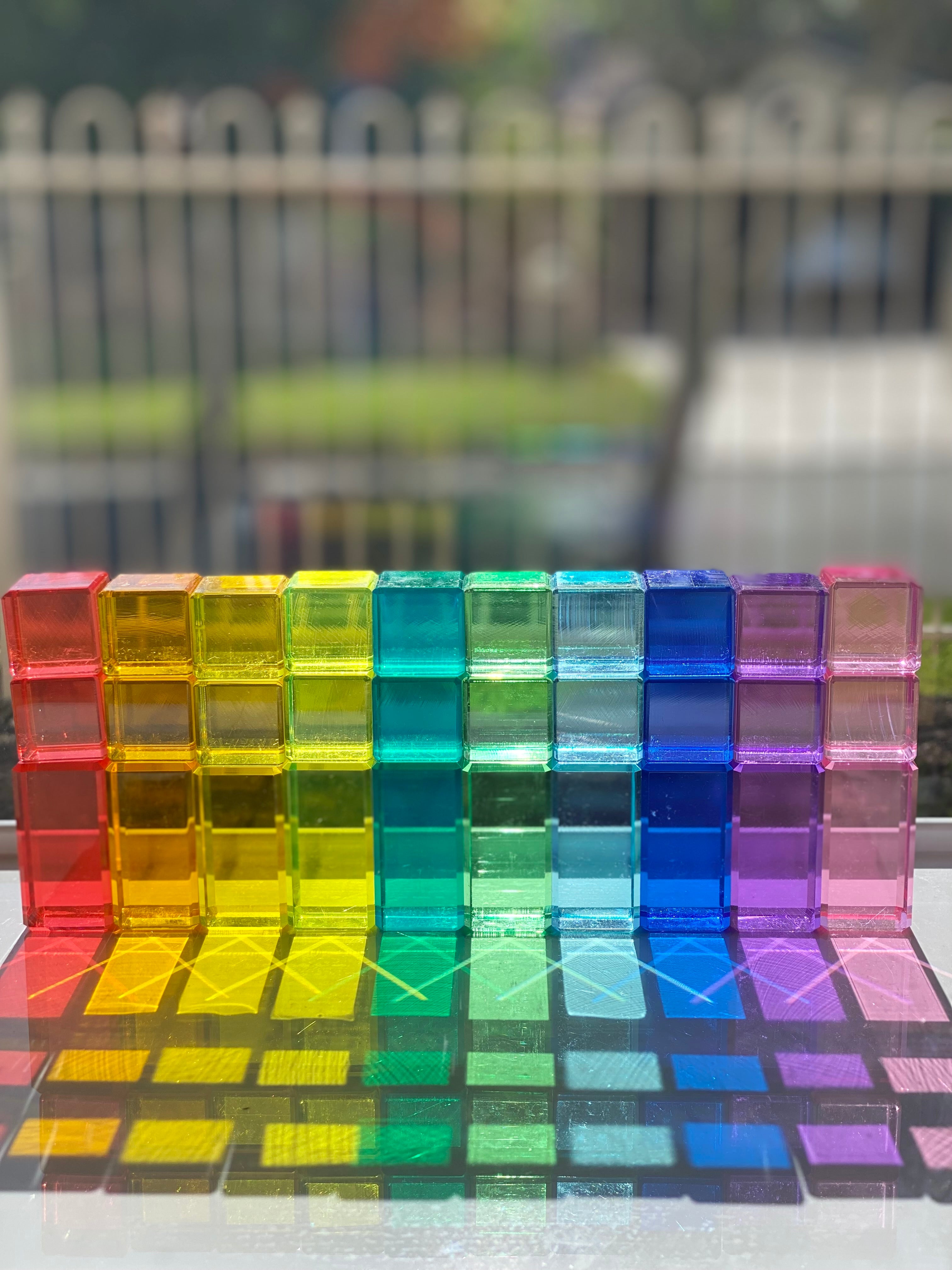 Lucite Bright Rectangle Blocks – mylittlecreator