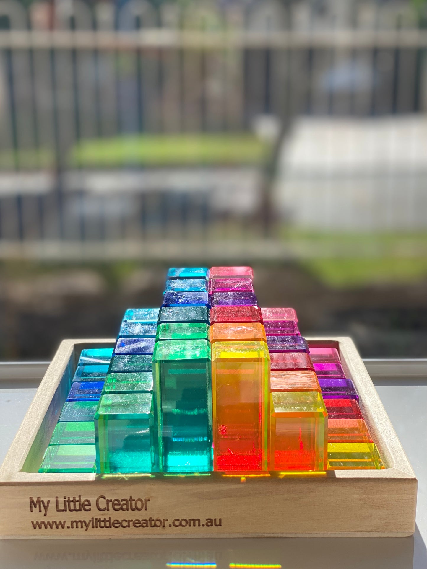 Exclusive Lucite Rainbow Mountain