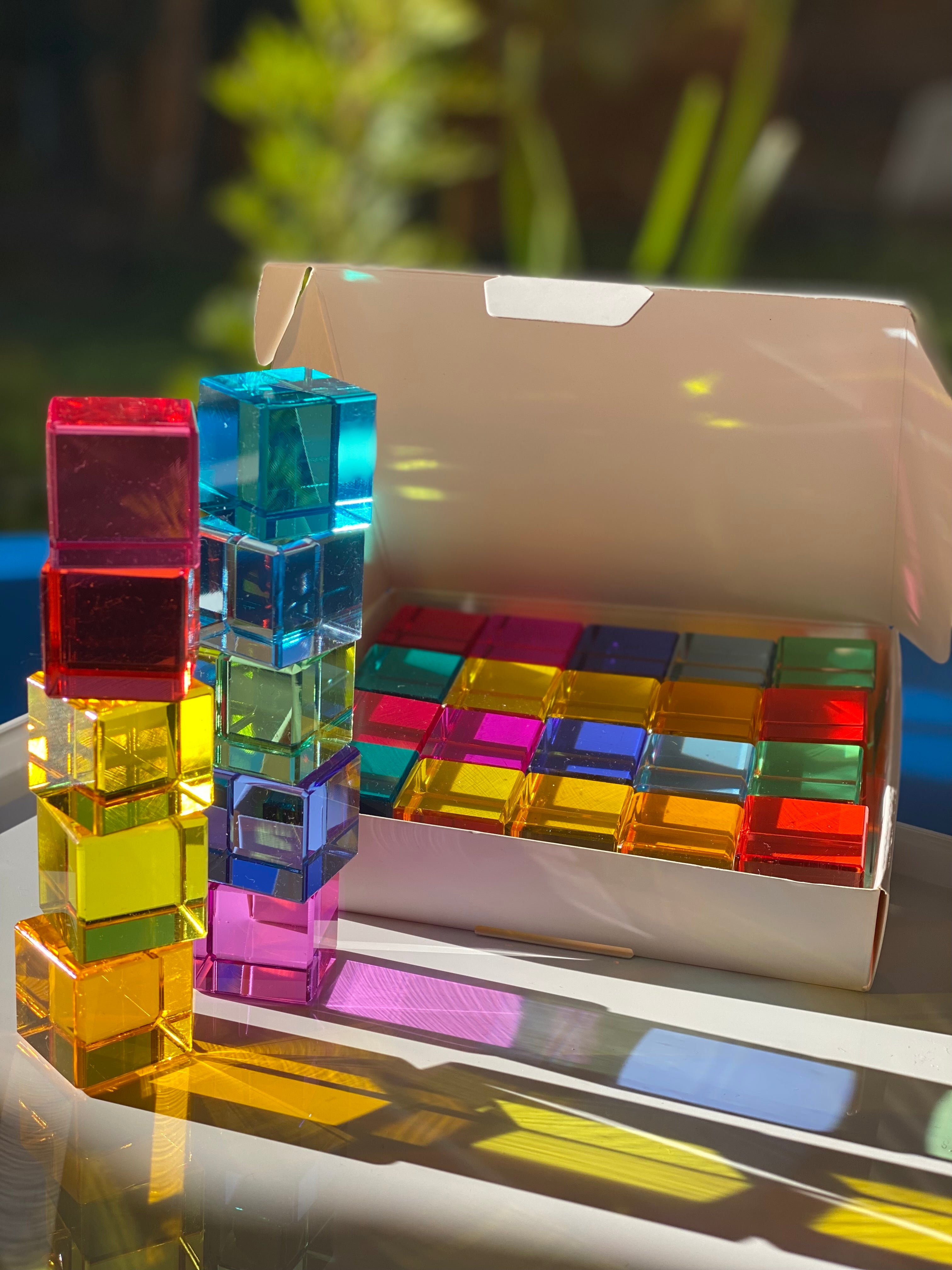 Lucite Rocks Lucite Blocks and building – My Little Creator