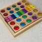 Lucite and gemstone blocks set (rainbow and pastel)